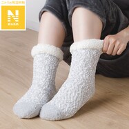 ボアルームソックス(NウォームneポコポコLGY)