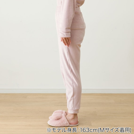 WOMEN ソフトベロア上下セット(Nウォーム neRO M) 12枚目画像