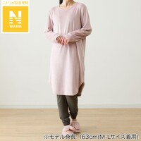 WOMEN ソフトベロアチュニック&レギンスセット(Nウォーム neROL-LL)
