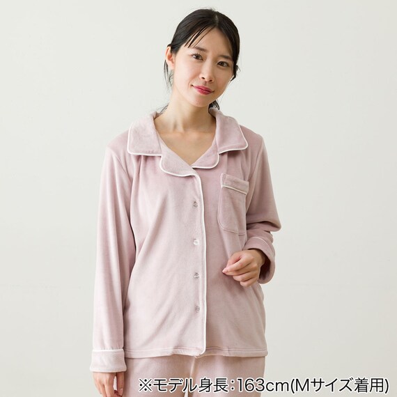 WOMEN ソフトベロア パジャマセット(Nウォーム neROM) 4枚目画像