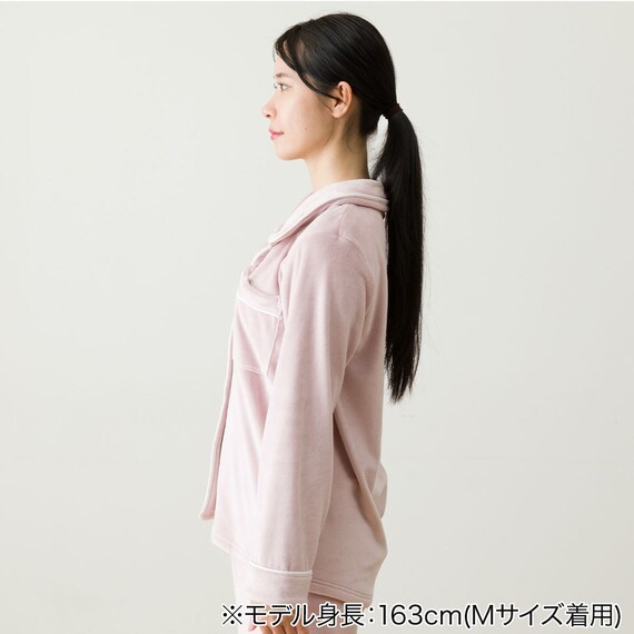 WOMEN ソフトベロア パジャマセット(Nウォーム neROM) 5枚目画像