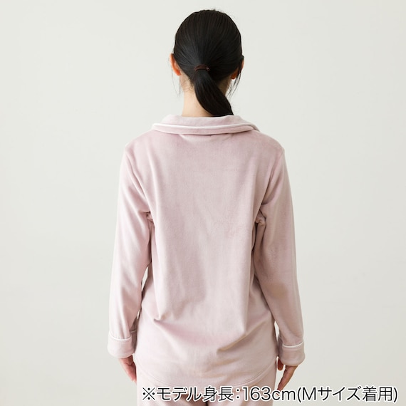 WOMEN ソフトベロア パジャマセット(Nウォーム neROM) 6枚目画像
