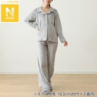 WOMEN ソフトベロア パジャマセット(Nウォーム neGY M)