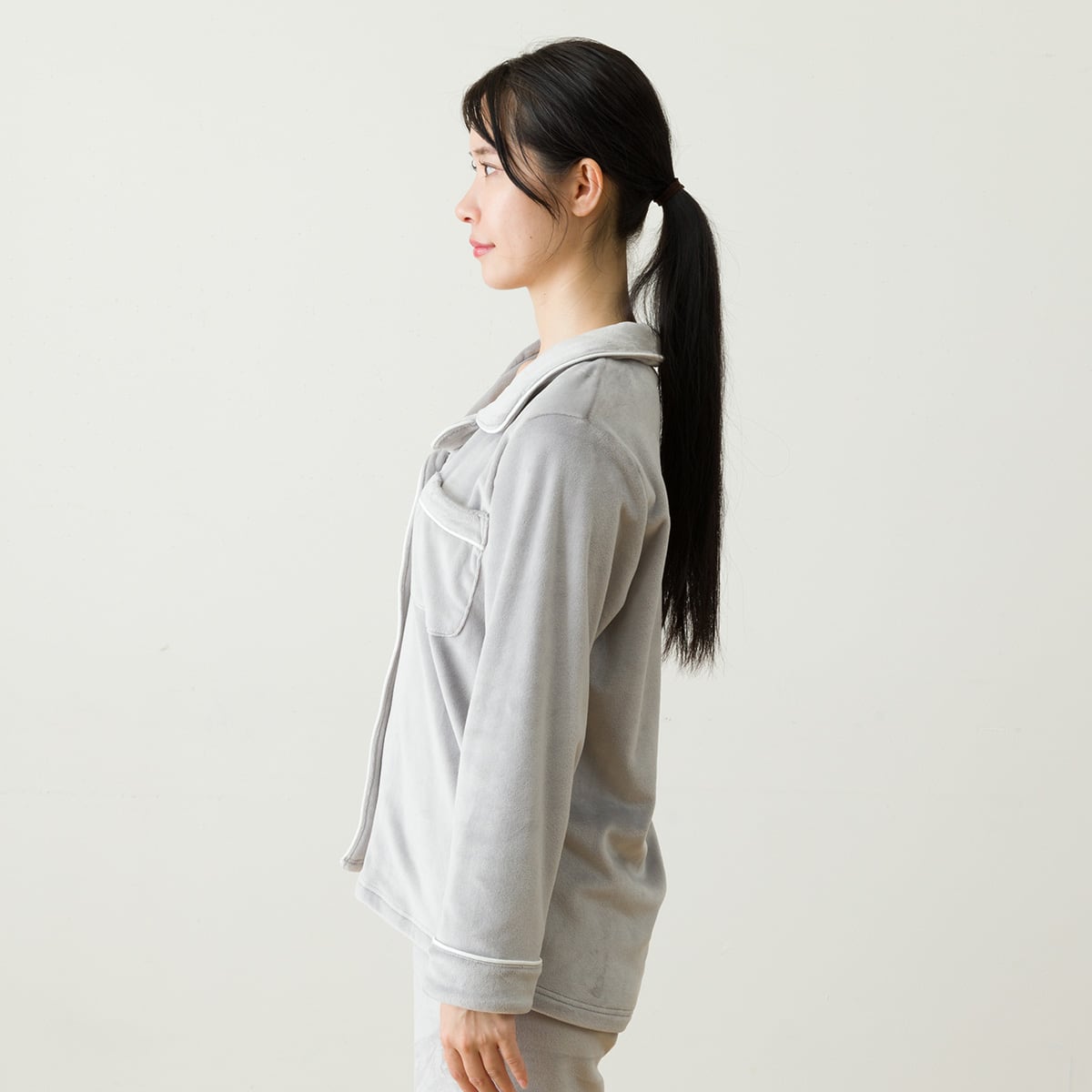 WOMEN ソフトベロア パジャマセット(Nウォーム neGY M) | ニトリネット