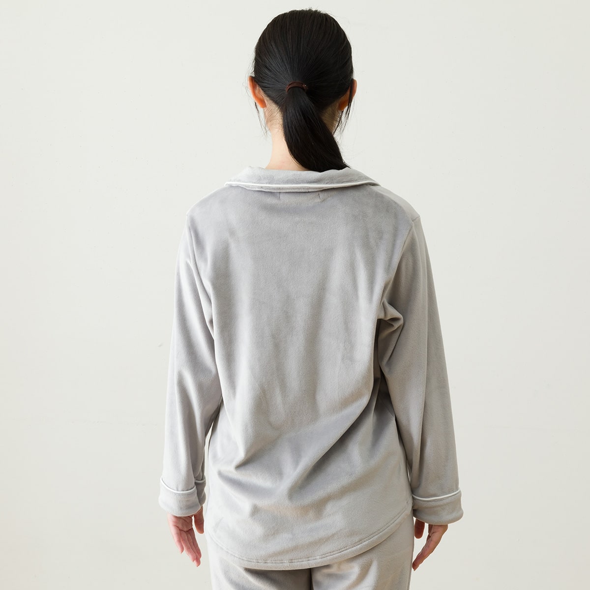 WOMEN ソフトベロア パジャマセット(Nウォーム neGY M) | ニトリネット