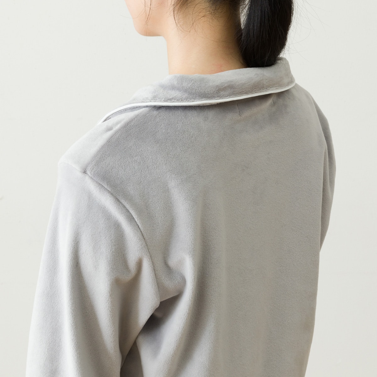 WOMEN ソフトベロア パジャマセット(Nウォーム neGY M) | ニトリネット