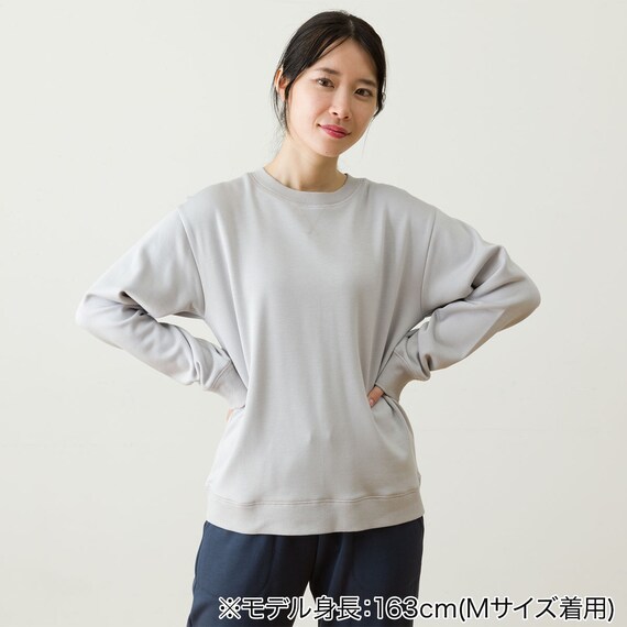 WOMENソフトスウェットセット(NウォームSP GYLL) 4枚目画像