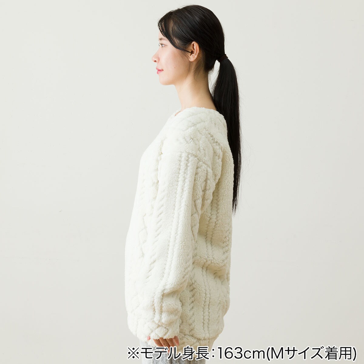 WOMEN ケーブル上下セット(NウォームWSPケーブルIVLGYLL) | ニトリ