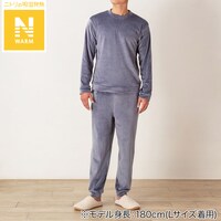 MEN ソフトベロア上下セット(Nウォーム ne NV L)