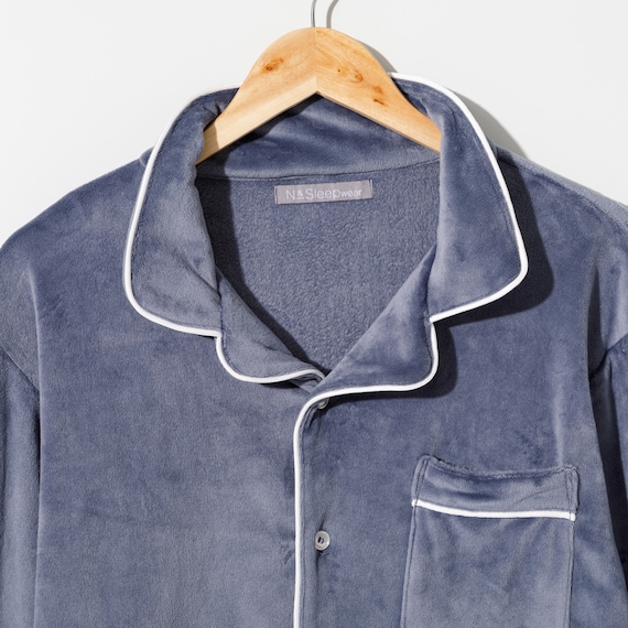 MEN ソフトベロア パジャマセット(Nウォーム neNV M) 3枚目画像