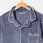 MEN ソフトベロア パジャマセット(Nウォーム neNV L) 3枚目画像