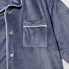 MEN ソフトベロア パジャマセット(Nウォーム neNV L) 4枚目画像