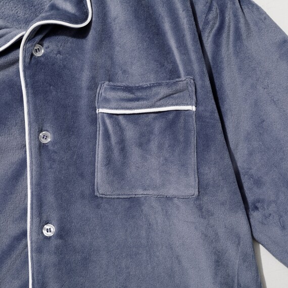 MEN ソフトベロア パジャマセット(Nウォーム neNV L) 4枚目画像