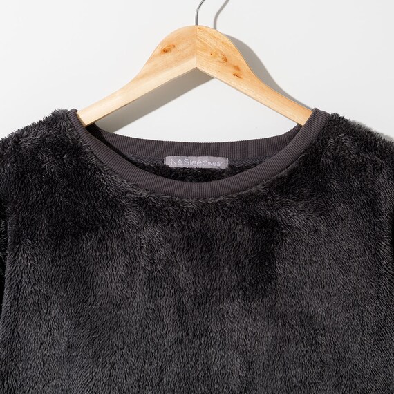 MEN シャギーフリース上下セット(NウォームWSPneCGYGY LL) 3枚目画像