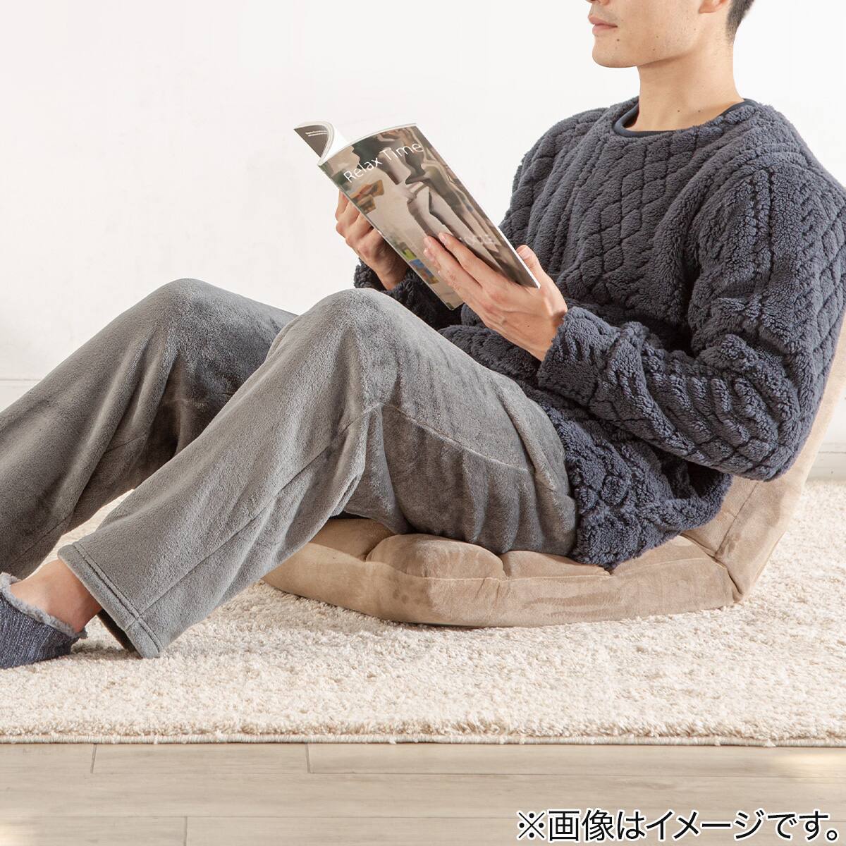 MEN シャギーフリース上下セット(NウォームWSPneNVGY LL) | ニトリ
