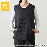 ダウン入り ベスト(Nウォーム ne BK)