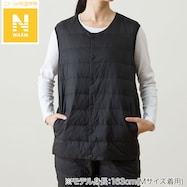 ダウン入り ベスト(Nウォーム ne BK)
