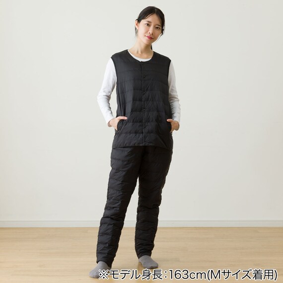 ダウン入り ベスト(Nウォーム ne BK LL) 2枚目画像