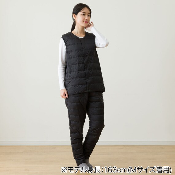 ダウン入り ベスト(Nウォーム ne BK LL) 3枚目画像