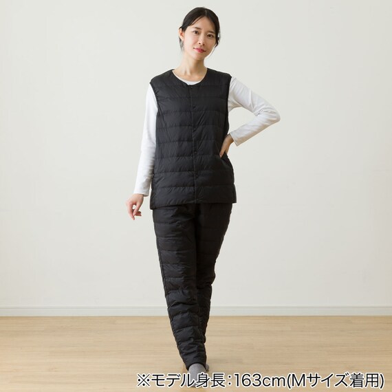 ダウン入り ベスト(Nウォーム ne BK LL) 4枚目画像