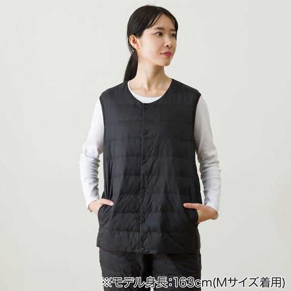 ダウン入り ベスト(Nウォーム ne BK LL) 5枚目画像