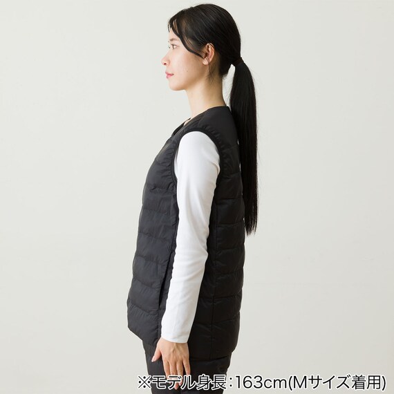 ダウン入り ベスト(Nウォーム ne BK LL) 6枚目画像