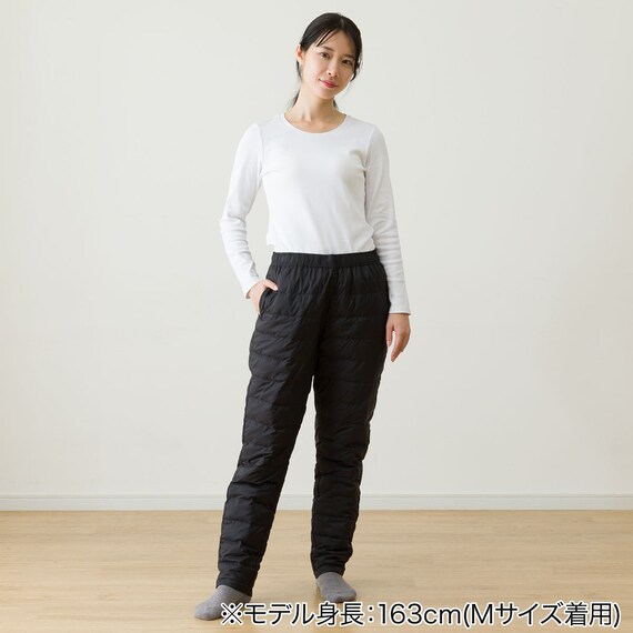 ダウン入り パンツ(Nウォーム ne BK M) 2枚目画像
