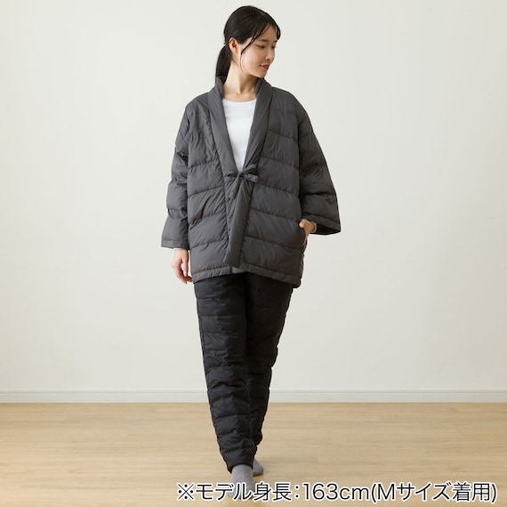 ダウン入り半纏(Nウォーム ne BK L) 3枚目画像