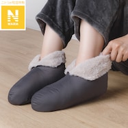 ダウン入りルームシューズ(Nウォーム ne BK)