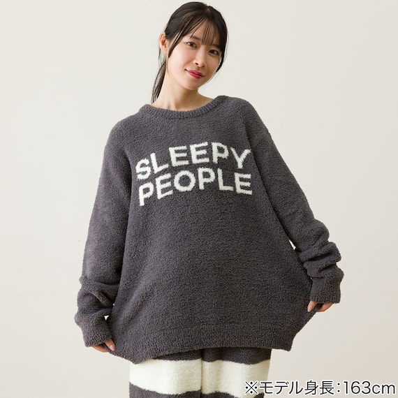 WOMEN パウダーニット プルオーバー(DGY F) 5枚目画像