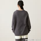 WOMEN パウダーニット プルオーバー(DGY F) 7枚目画像