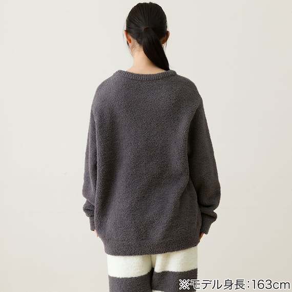 WOMEN パウダーニット プルオーバー(DGY F) 7枚目画像