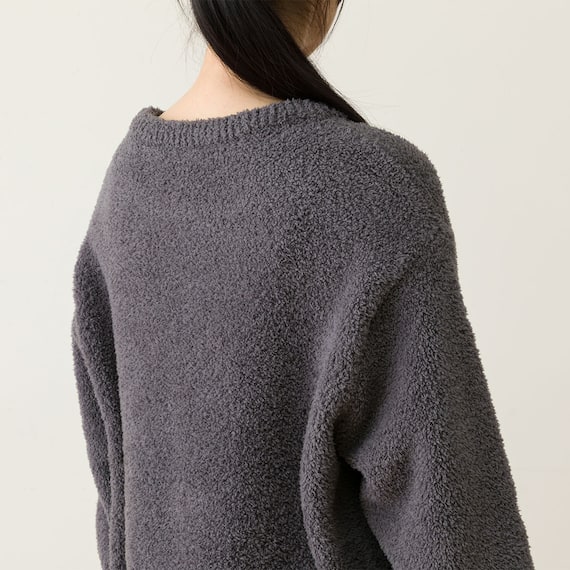 WOMEN パウダーニット プルオーバー(DGY F) 9枚目画像