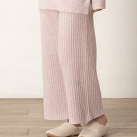 WOMEN パウダーニット ロングパンツ(RO F)