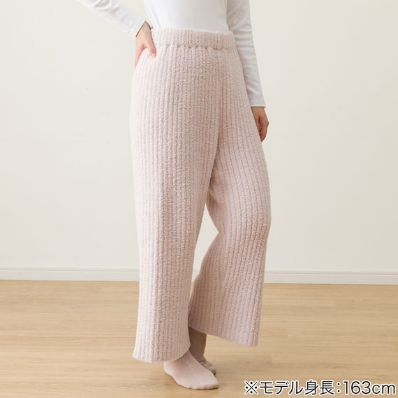 WOMEN パウダーニット ロングパンツ(RO F) 5枚目画像
