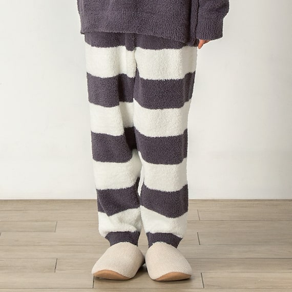 WOMEN パウダーニット ロングパンツ(DGY F) 1枚目画像