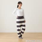 WOMEN パウダーニット ロングパンツ(DGY F) 4枚目画像