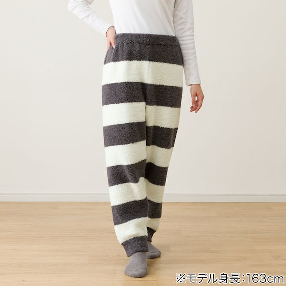 WOMEN パウダーニット ロングパンツ(DGY F) 5枚目画像