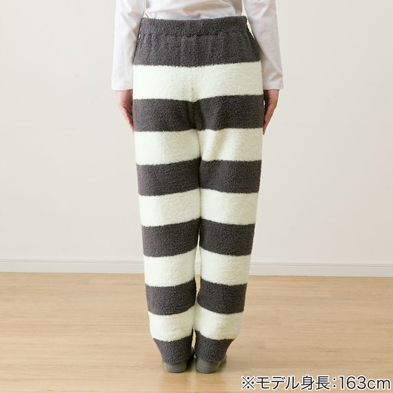 WOMEN パウダーニット ロングパンツ(DGY F) 7枚目画像