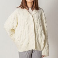 WOMEN ふわふわ カーディガン(IVF)