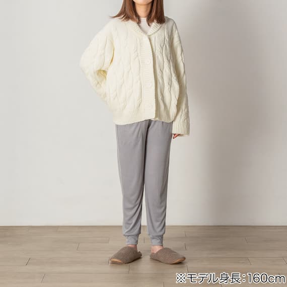 WOMEN ふわふわ カーディガン(IVF) 2枚目画像