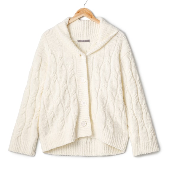 WOMEN ふわふわ カーディガン(IVF) 12枚目画像