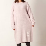 WOMEN パウダーニット ワンピース(F)