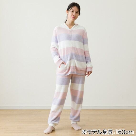 WOMENふわふわジップパーカー(HK5 RO F) 1枚目画像