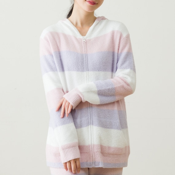 WOMENふわふわジップパーカー(HK5 RO F) 3枚目画像