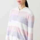 WOMENふわふわジップパーカー(HK5 RO F) 6枚目画像