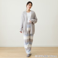 WOMENふわふわロングカーディガン(HK5 GY F)