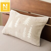 枕カバー(Nウォーム ツリー 25NW03)