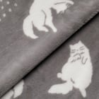 毛布にもなる掛ふとんカバー ダブル(Nウォーム ネコ 25NW13) 7枚目画像