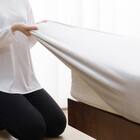 ぴったりフィットマルチすっぽりシーツ ワイドダブル-クイーン(Nウォーム グレー 25NW01) 8枚目画像